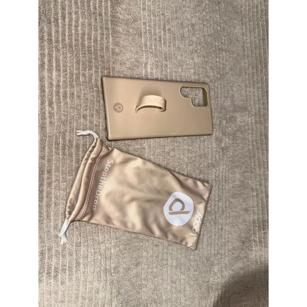 Loopy Phone case S22 Ultra Bundle of 3 Black cheetah Black & Tan
